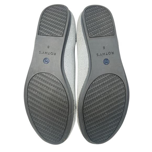 Rothy’s Women’s Round Toe Grey Slip On Flats Size US 8 - Picture 9 of 10